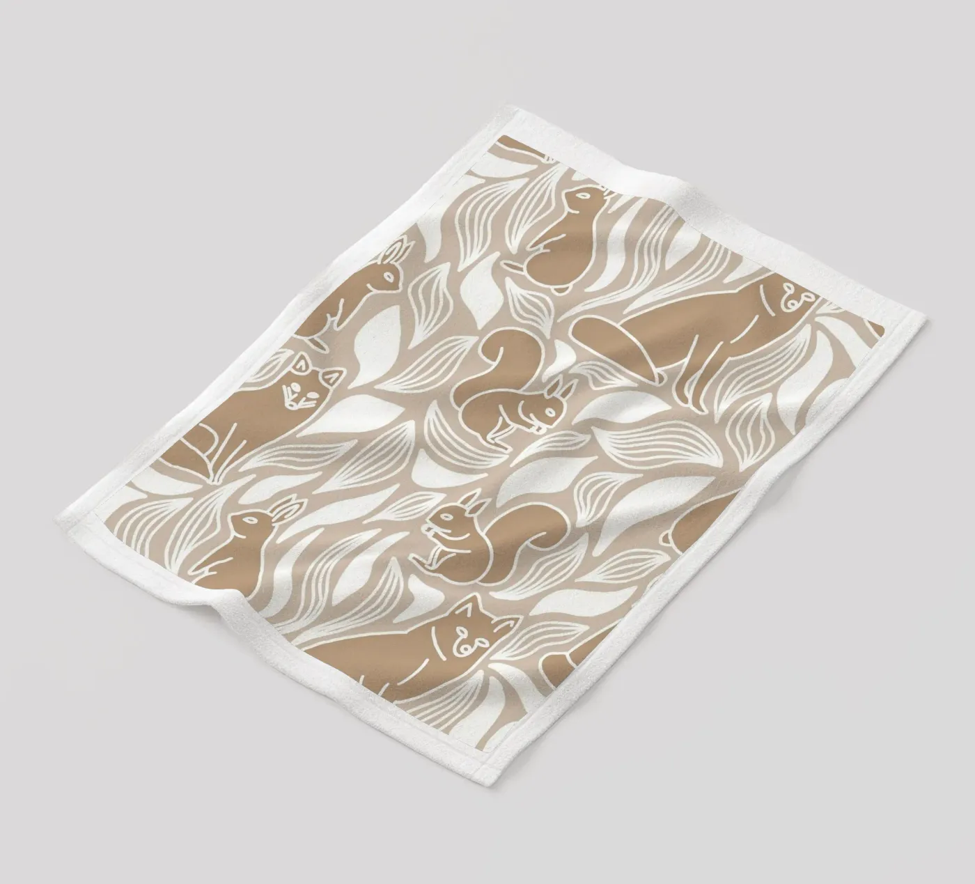 NUDE FOREST Fleecedecke von Lauretti Print