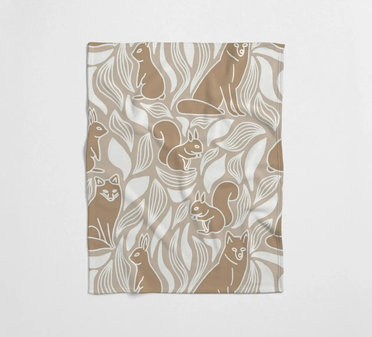 FORESTA NUDA coperta in pile da Lauretti Print