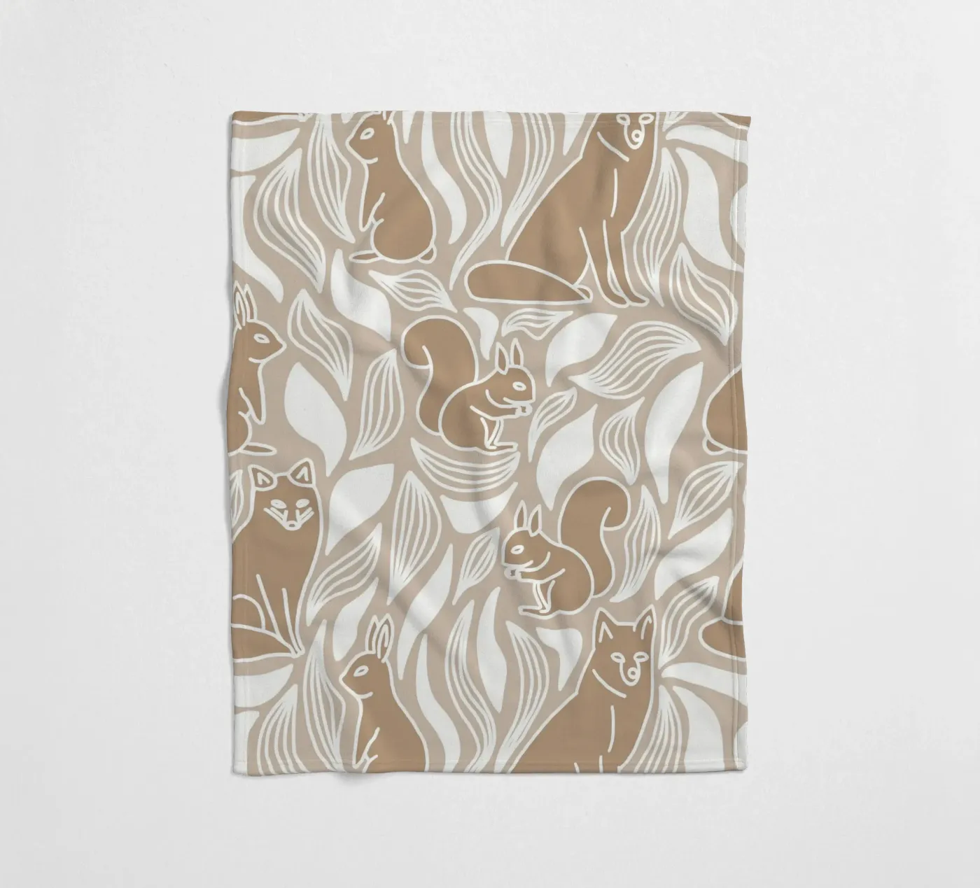NUDE FOREST Fleecedecke von Lauretti Print