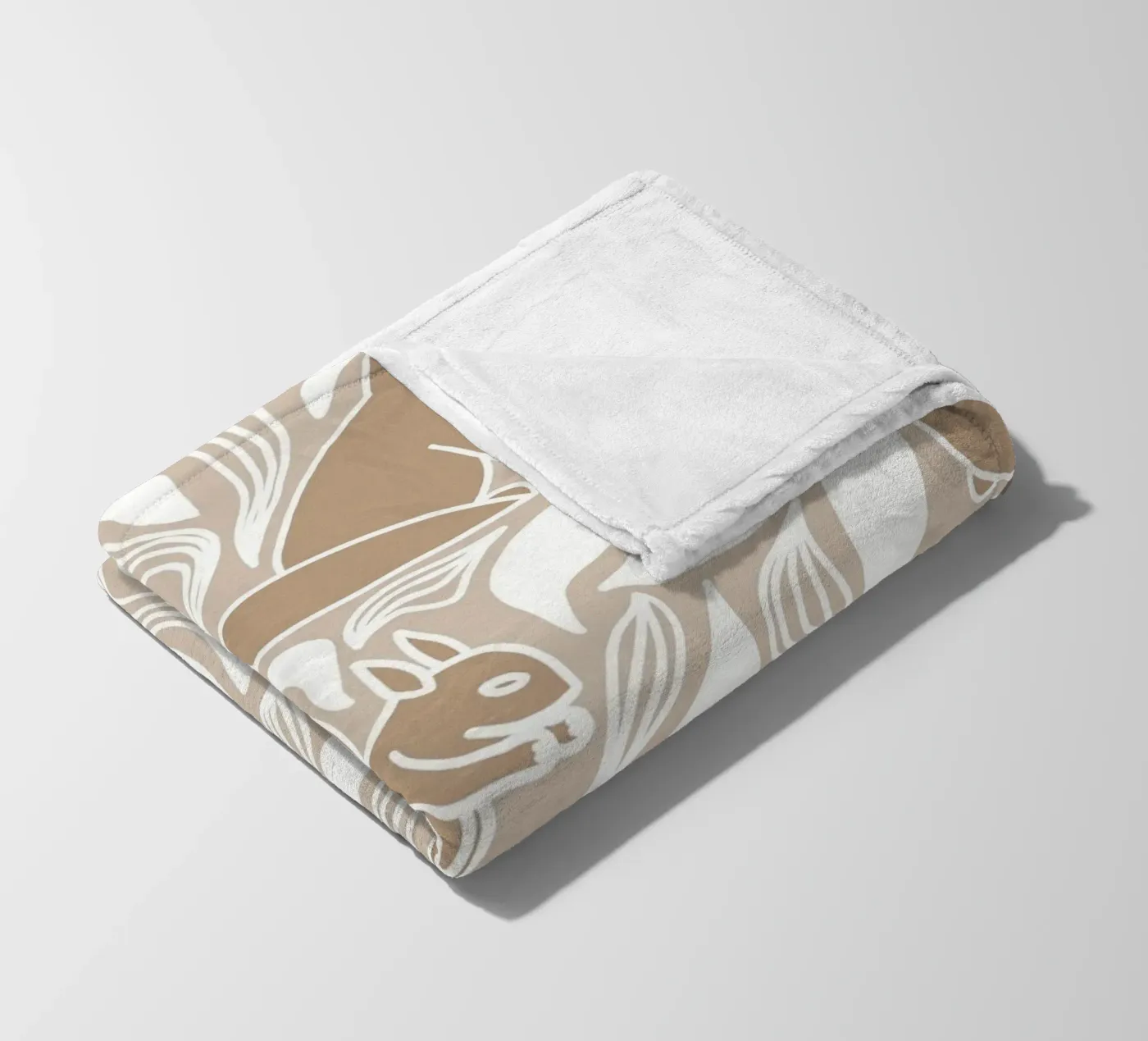 NUDE FOREST Fleecedecke von Lauretti Print