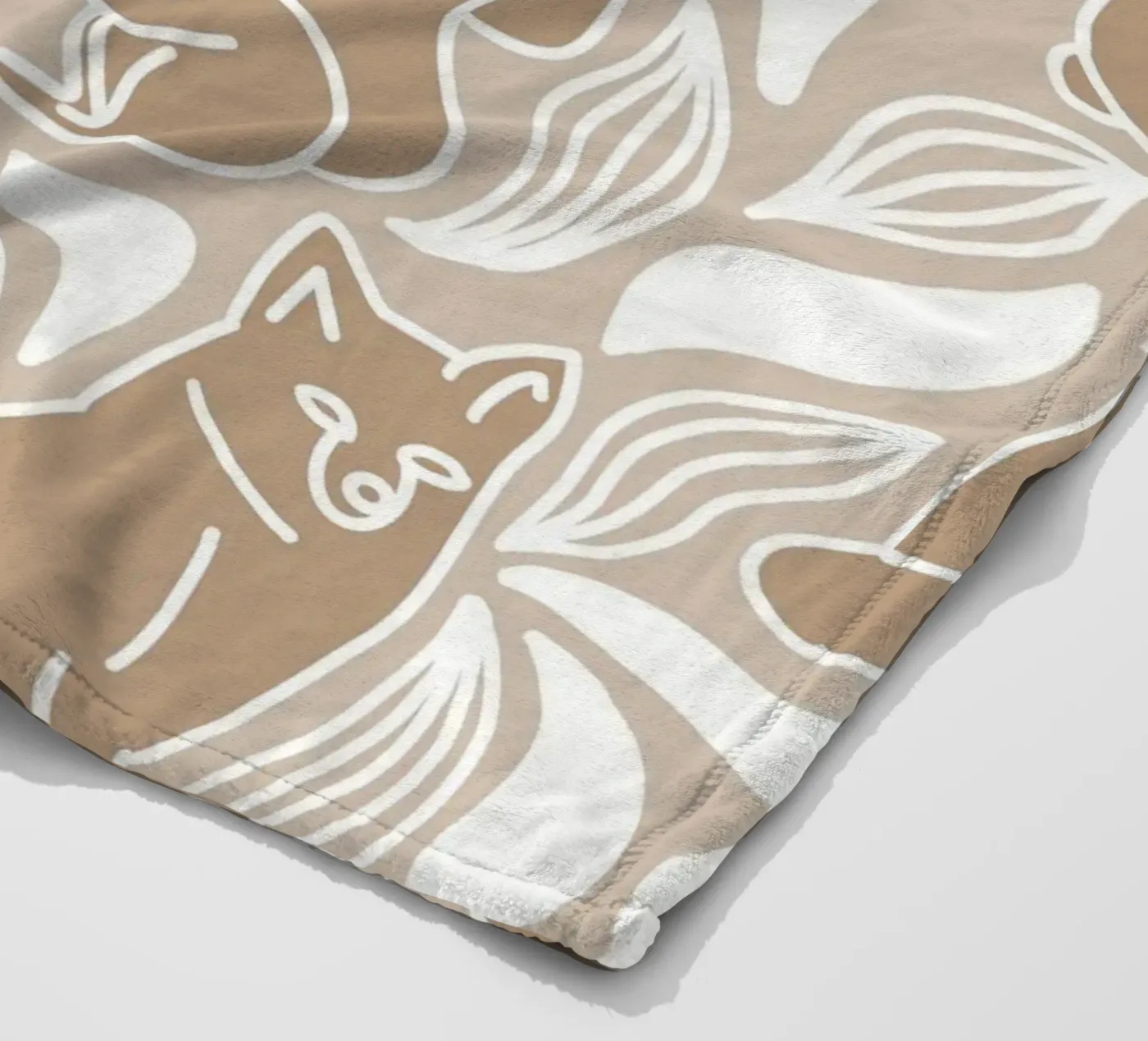 NUDE FOREST Fleecedecke von Lauretti Print