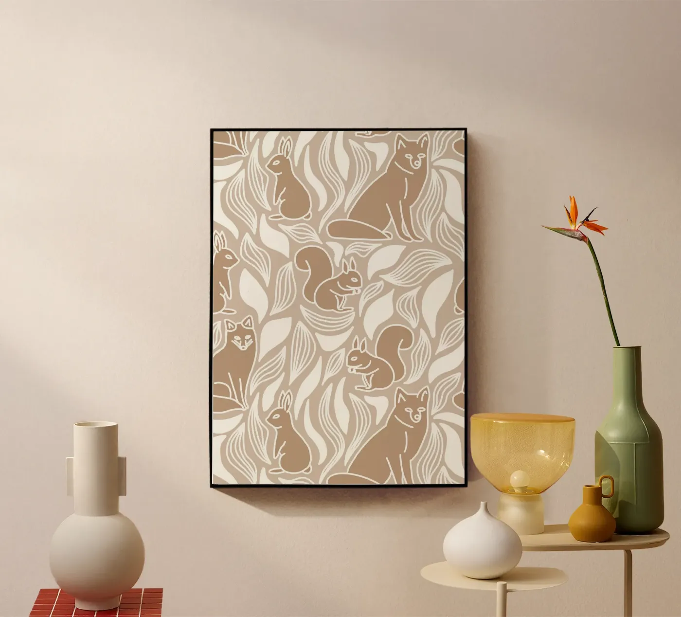 NAAKT WOUD acryl van Lauretti Print