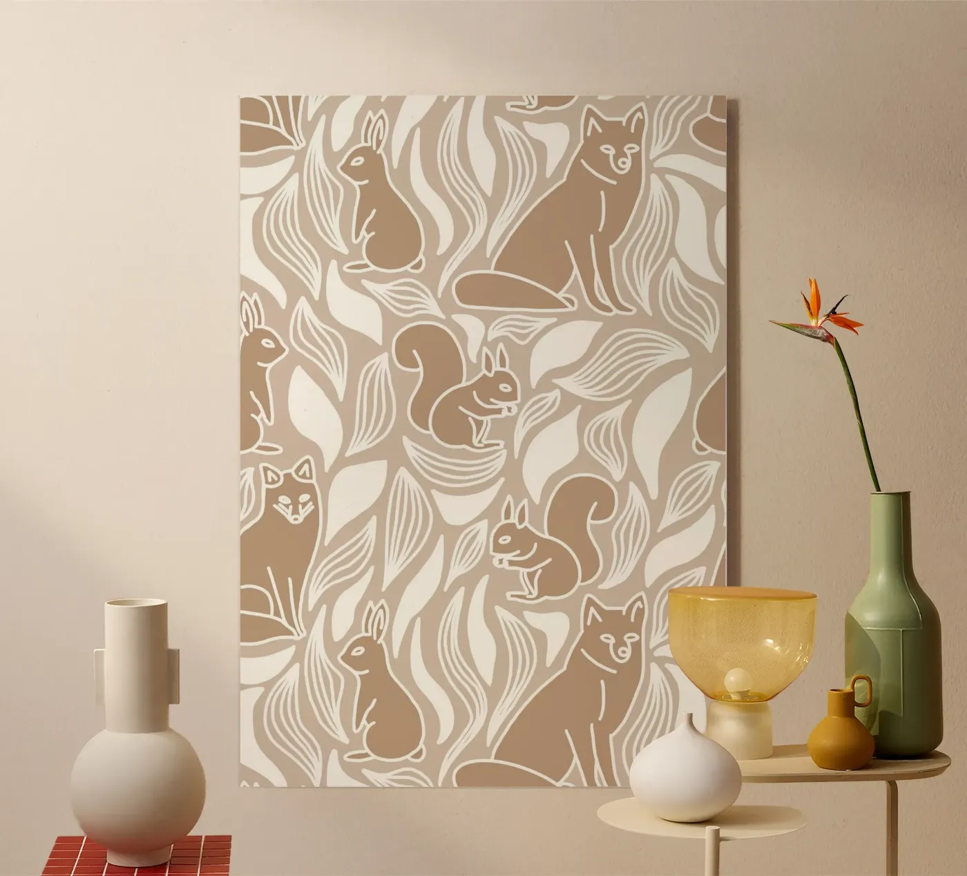 NAAKT WOUD acryl van Lauretti Print
