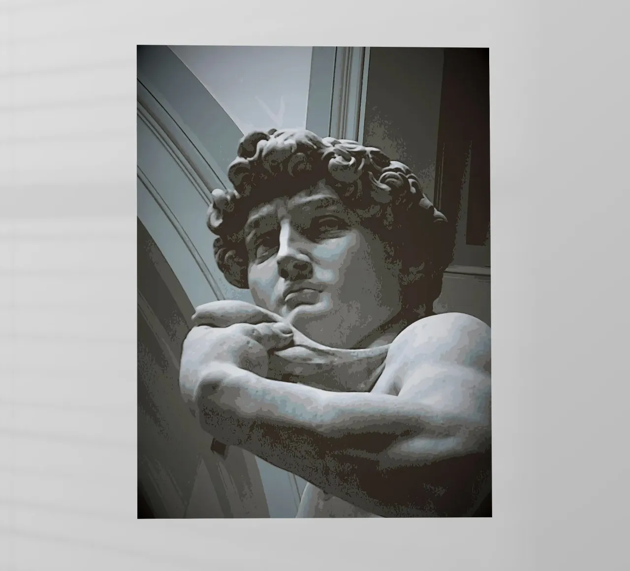 Il David di Michelangelo Arte pellicola backlit da Brooke