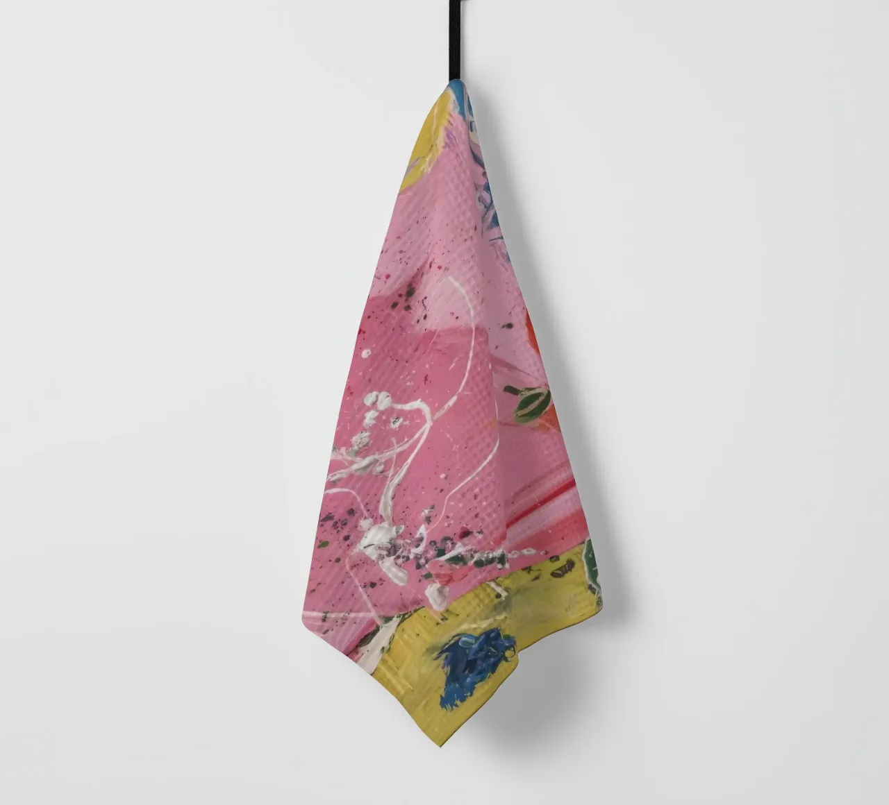 Playground Color Blocks tea towel by Sublime Layers