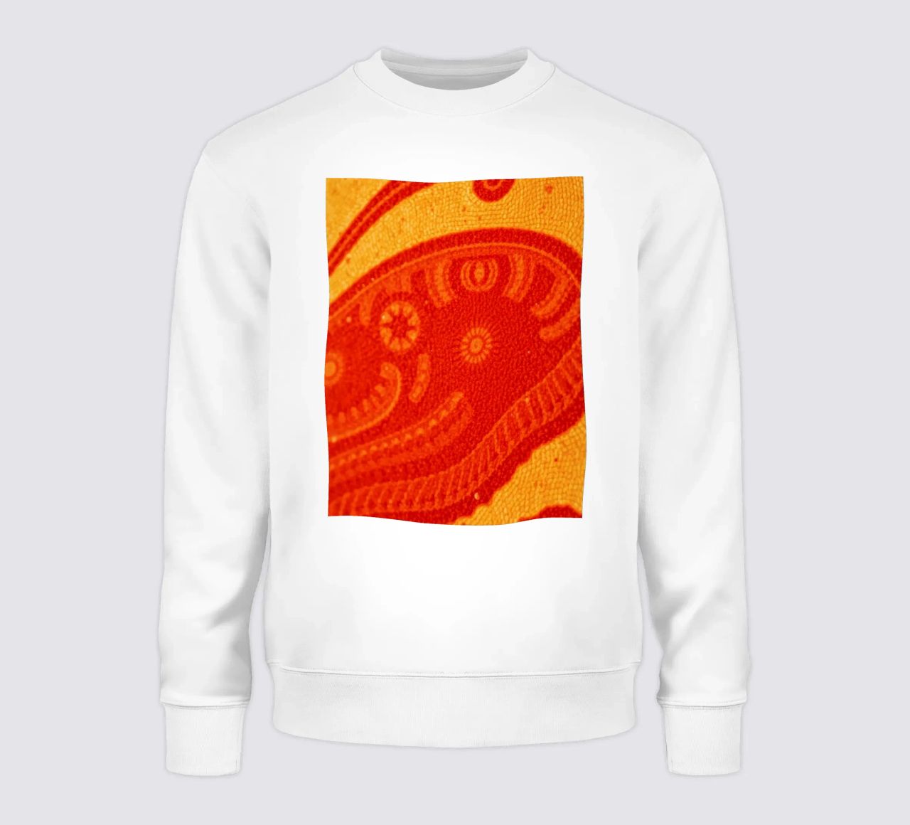 abstract wallpaper design featuring intricate patterns sweatshirt by DesignDoodle