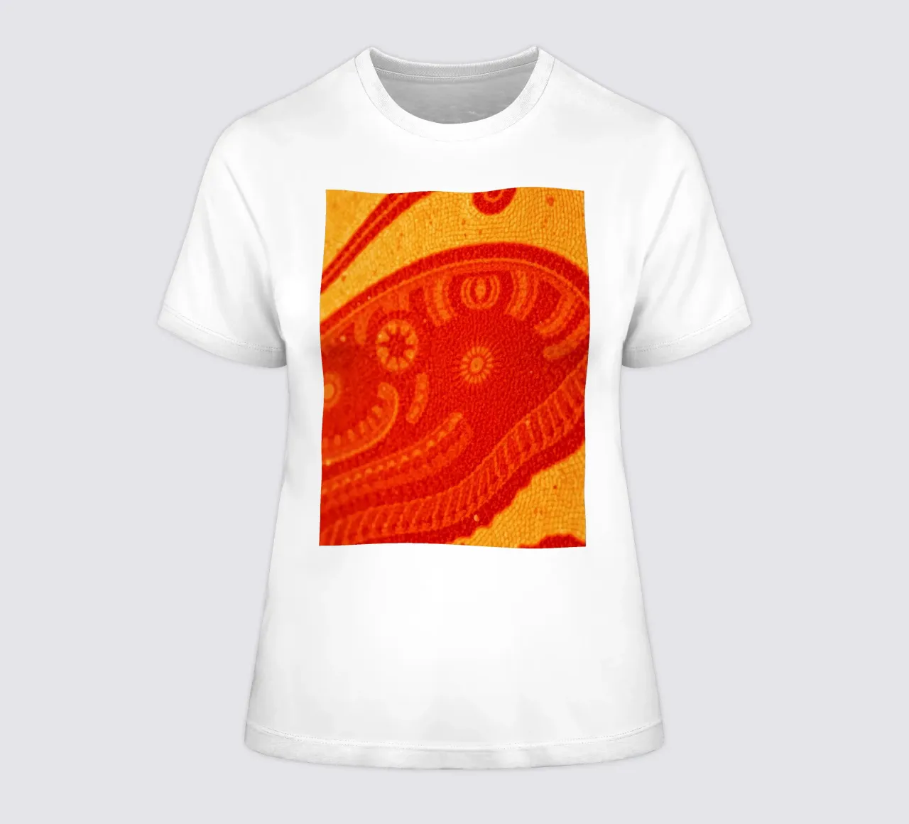 Carta da parati astratta con motivi intricati t-shirt da donna da DesignDoodle