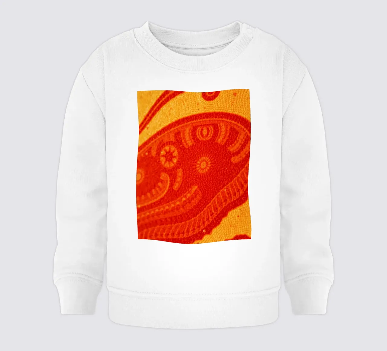 papel pintado abstracto con motivos intrincados sudadera de bebé de DesignDoodle