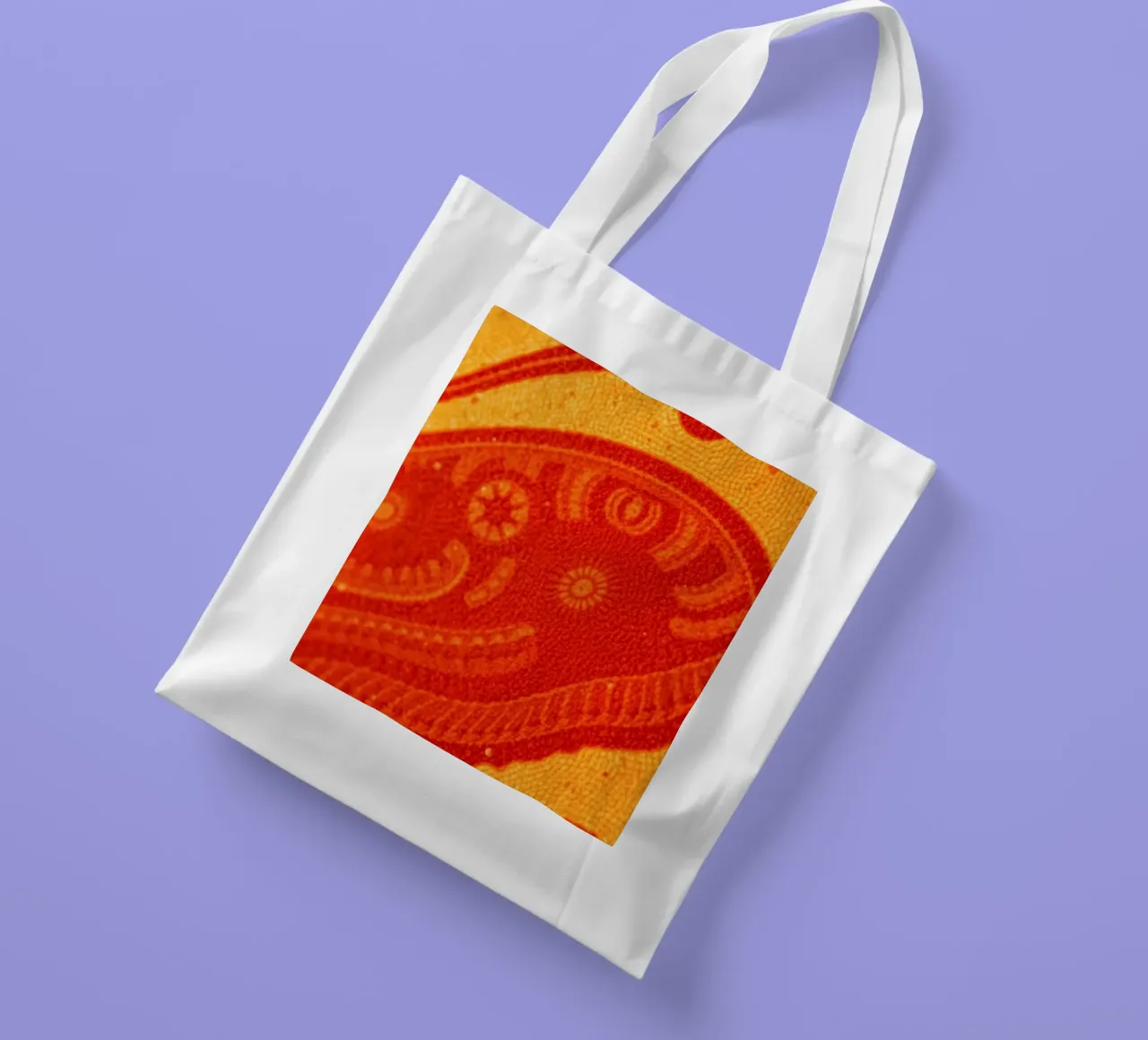 Carta da parati astratta con motivi intricati borsa in juta da DesignDoodle