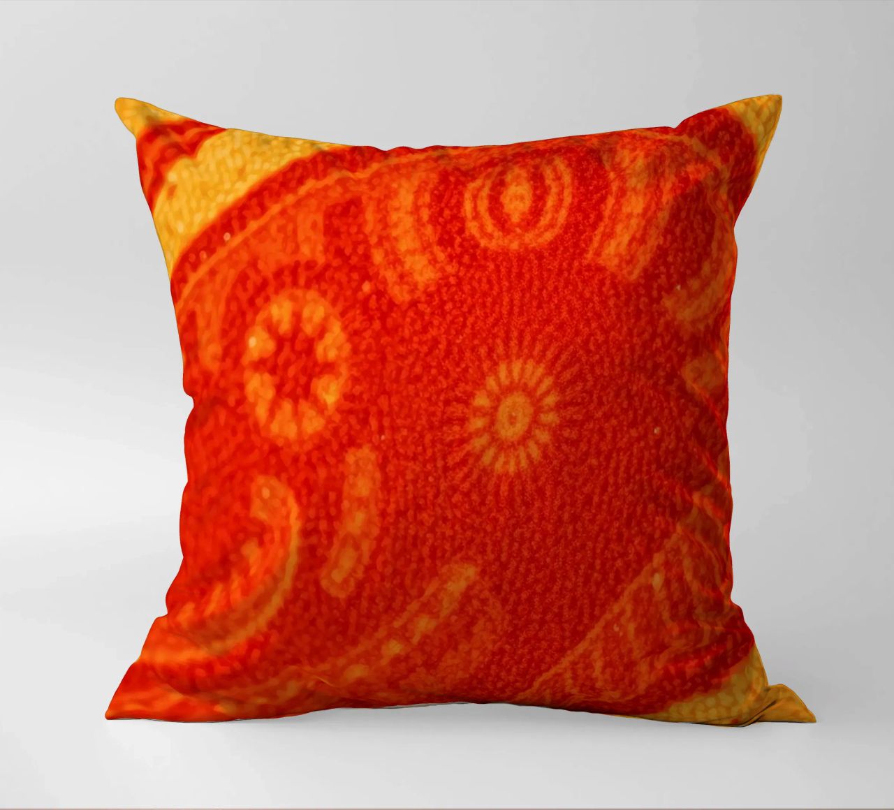 abstract wallpaper design featuring intricate patterns decorative cushion by DesignDoodle