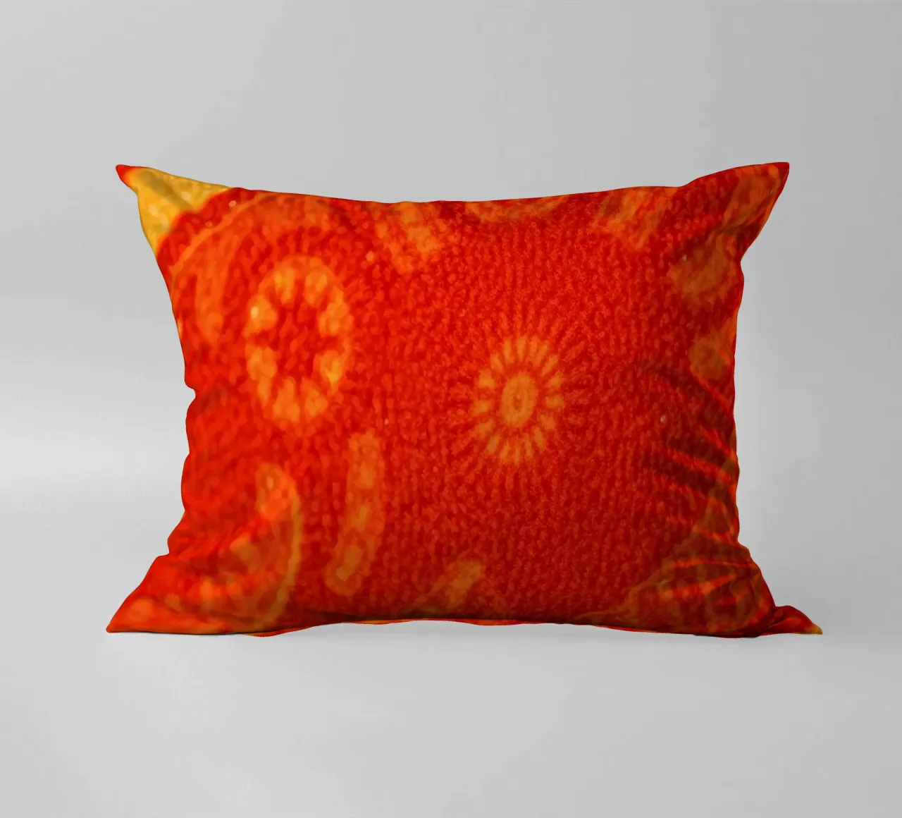 Papier peint abstrait aux motifs complexes coussin de DesignDoodle
