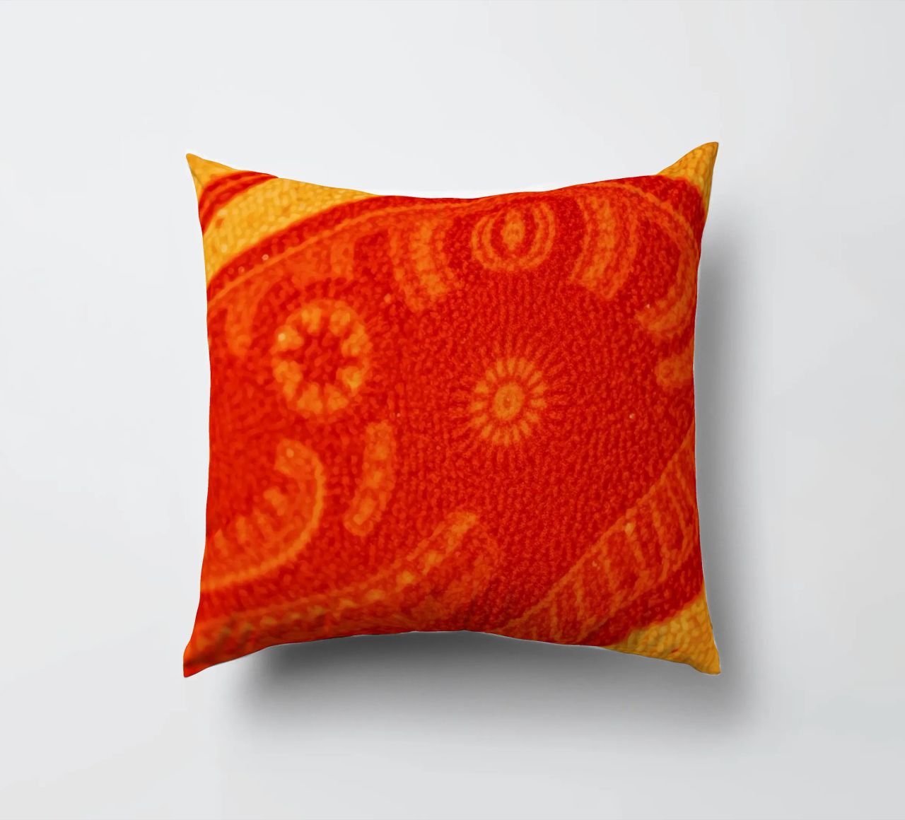 abstract wallpaper design featuring intricate patterns decorative cushion by DesignDoodle