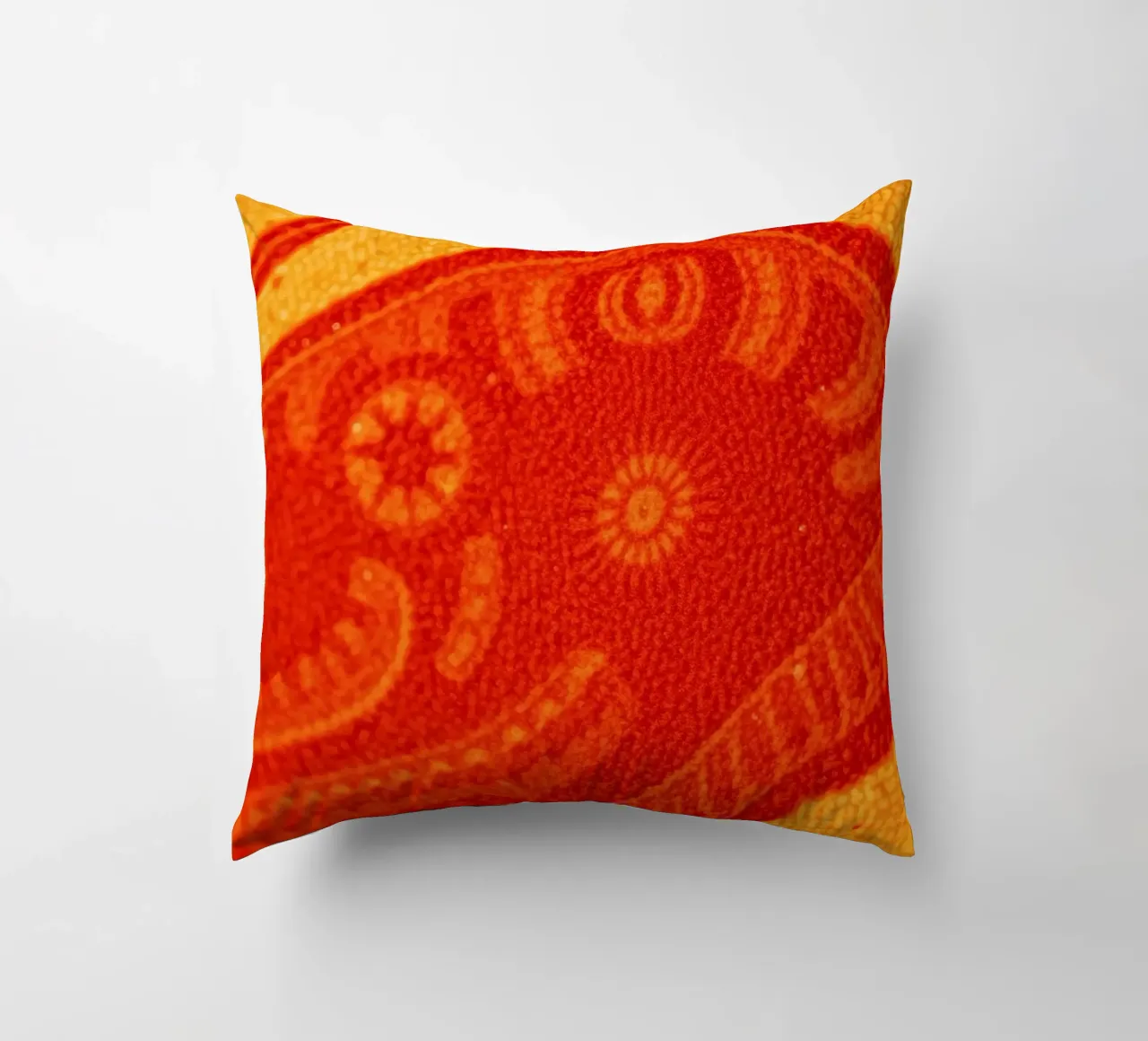 abstract wallpaper design featuring intricate patterns decorative cushion by DesignDoodle