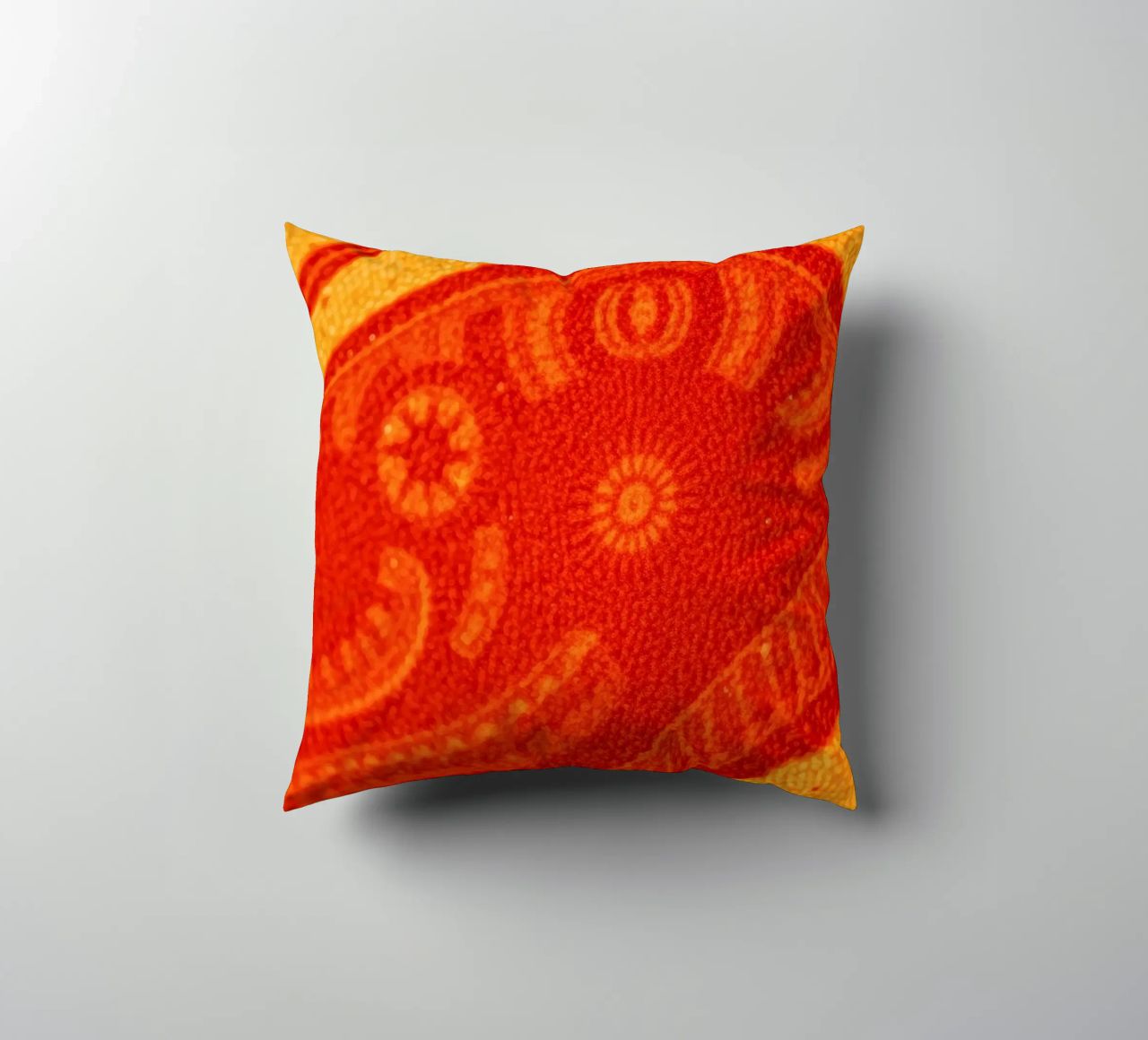 abstract wallpaper design featuring intricate patterns decorative cushion by DesignDoodle