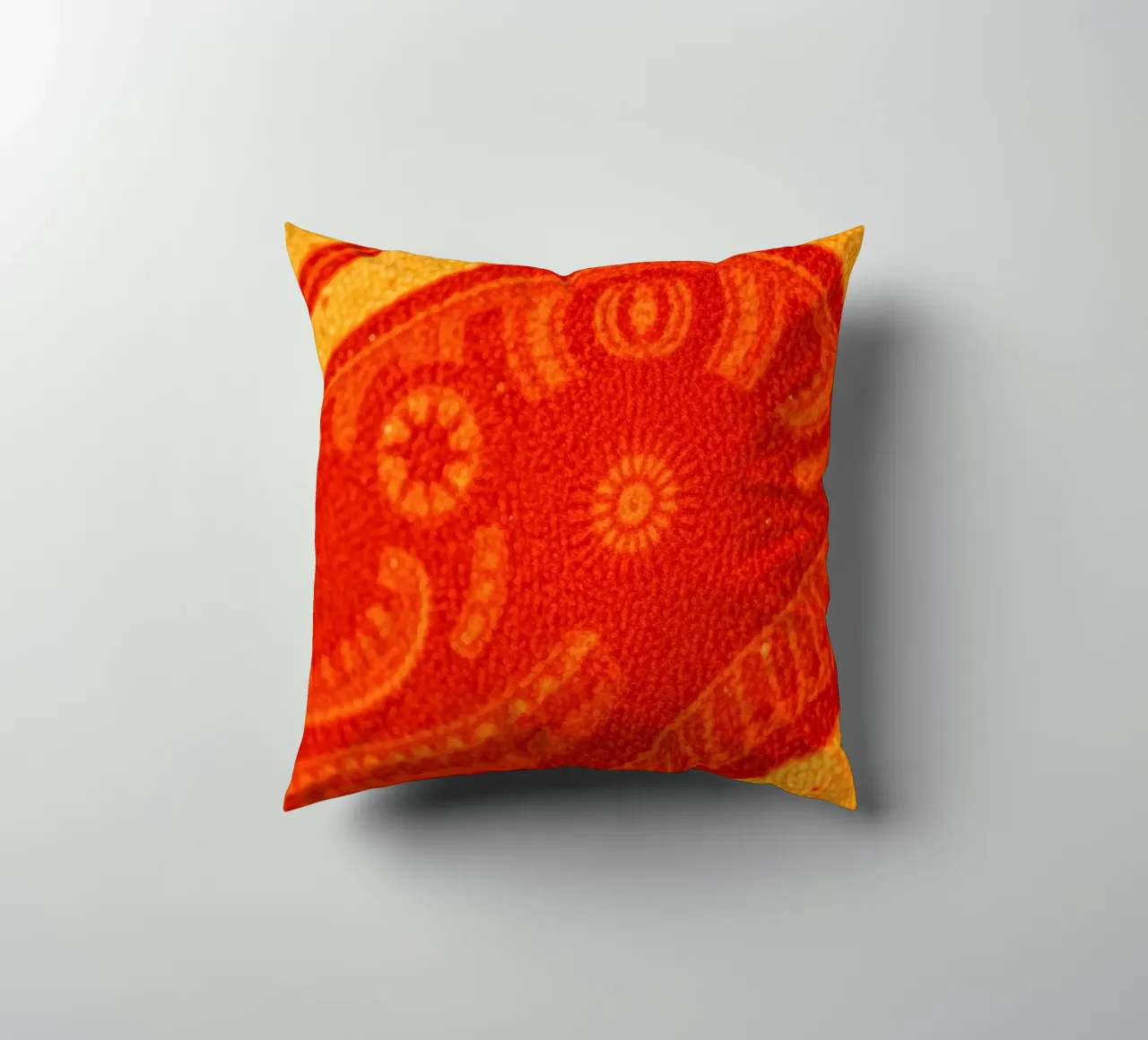 abstract wallpaper design featuring intricate patterns decorative cushion by DesignDoodle