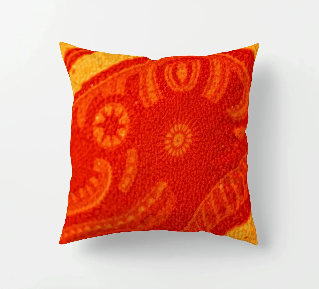 Papier peint abstrait aux motifs complexes coussin de DesignDoodle
