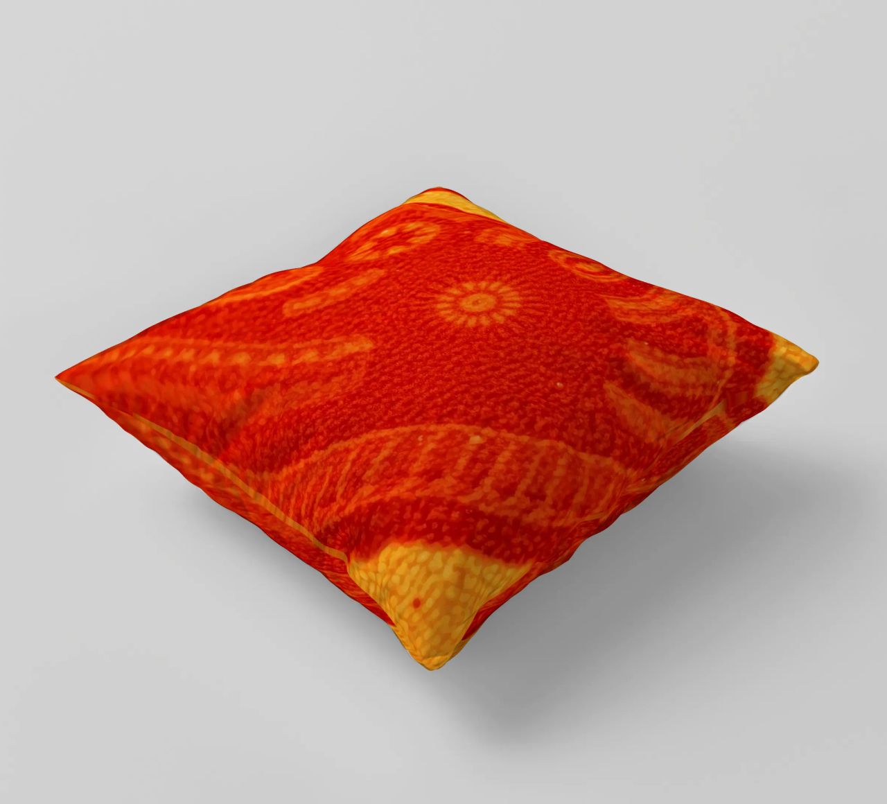 abstract wallpaper design featuring intricate patterns decorative cushion by DesignDoodle