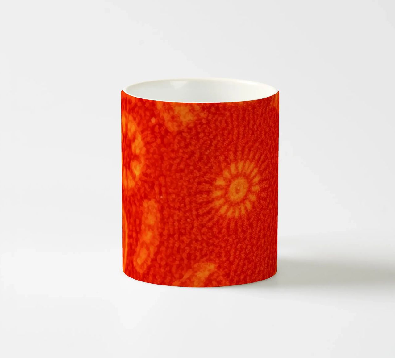 abstract wallpaper design featuring intricate patterns ceramic mug by DesignDoodle