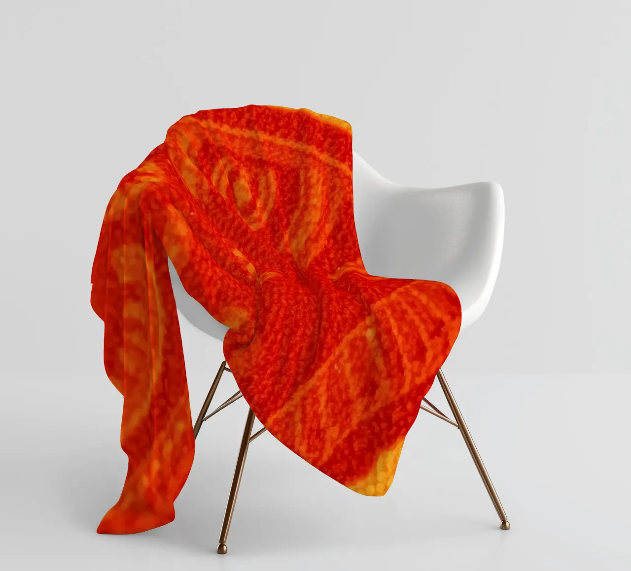 Abstraktes Tapetendesign mit verschlungenen Mustern Fleecedecke von DesignDoodle