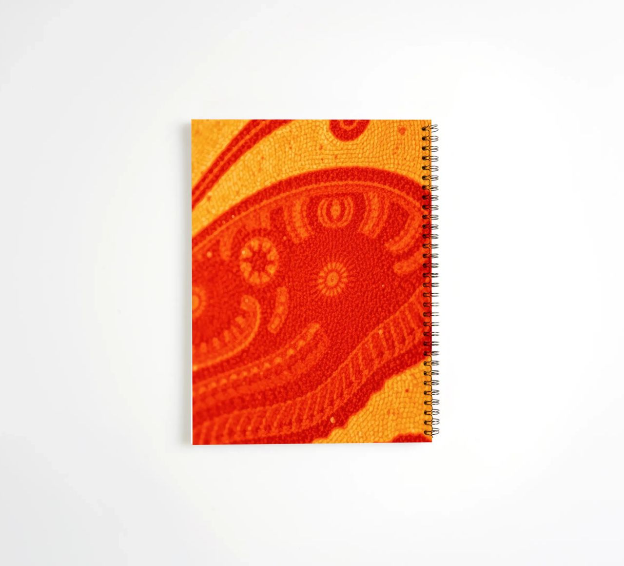 abstract wallpaper design featuring intricate patterns spiral notebook by DesignDoodle