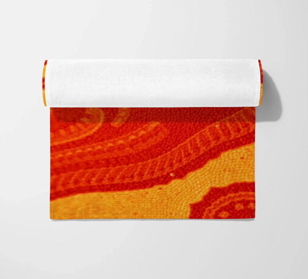 abstract wallpaper design featuring intricate patterns beach towel by DesignDoodle