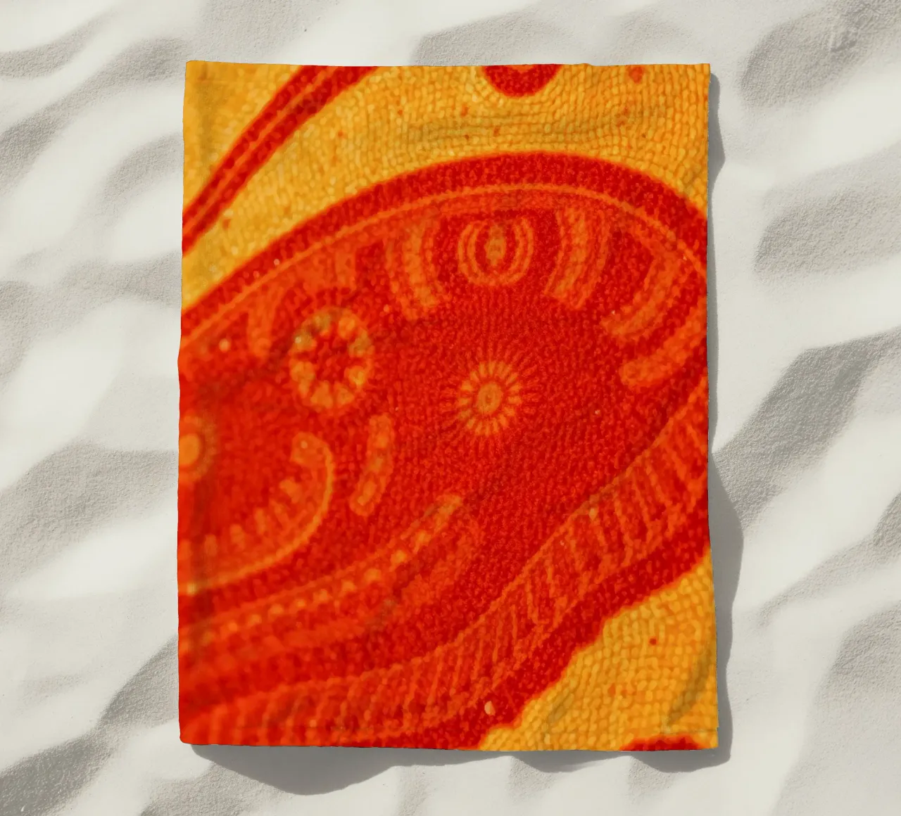 papel pintado abstracto con motivos intrincados toalla de playa de DesignDoodle