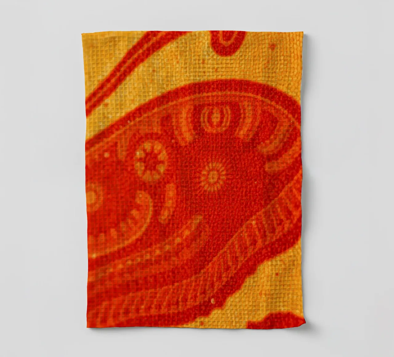 Papier peint abstrait aux motifs complexes torchon de DesignDoodle