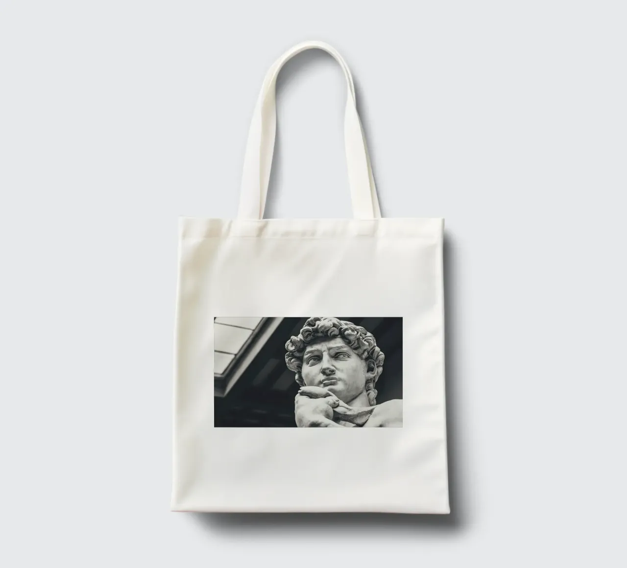 Il David di Michelangelo Arte borsa in juta da Brooke