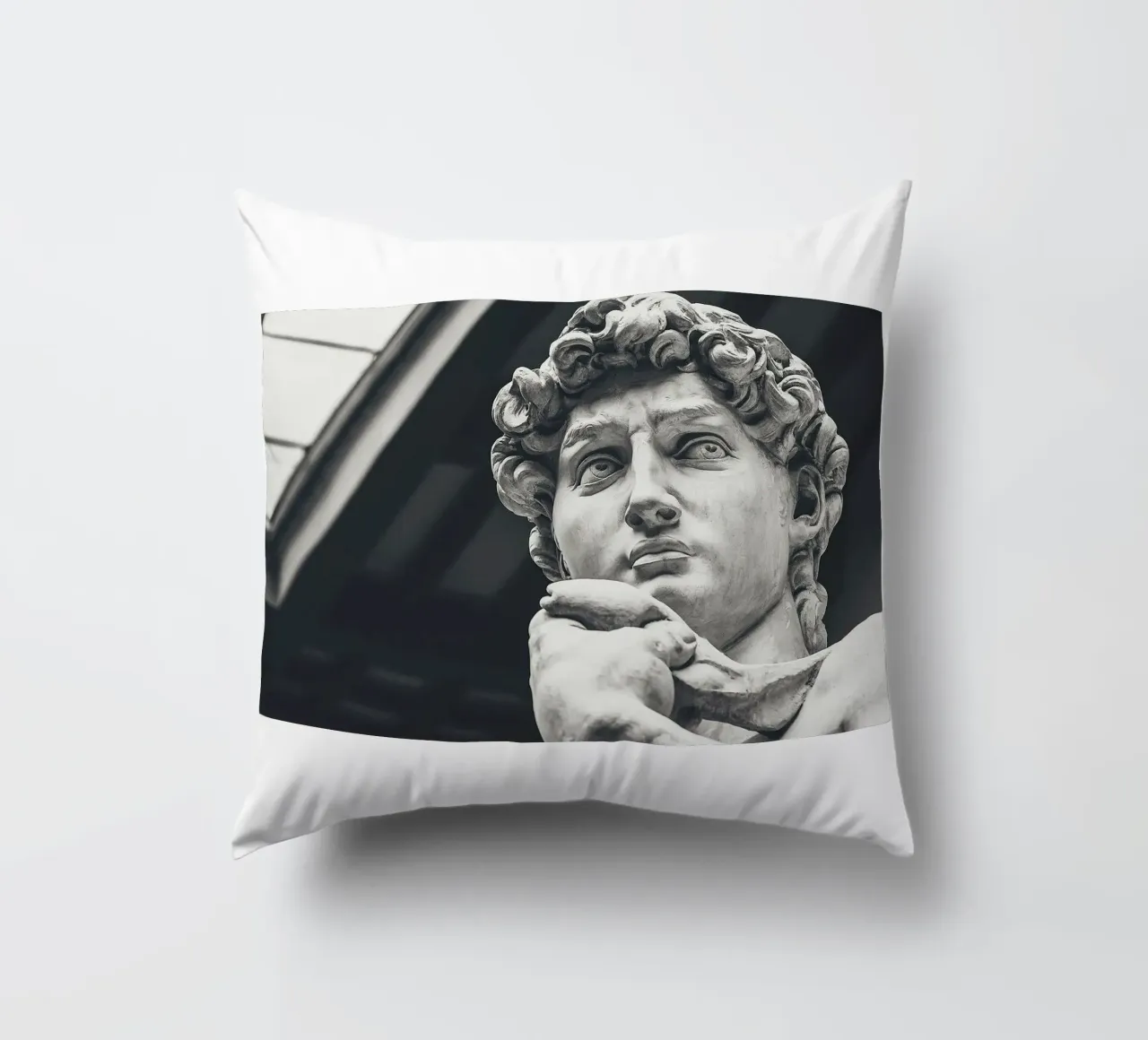 Il David di Michelangelo Arte cuscino da Brooke