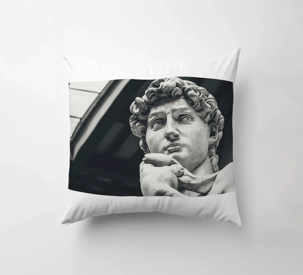 Il David di Michelangelo Arte cuscino da Brooke