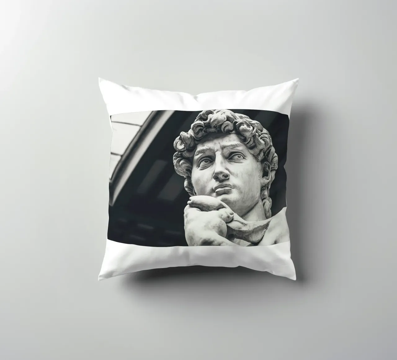 Il David di Michelangelo Arte cuscino da Brooke