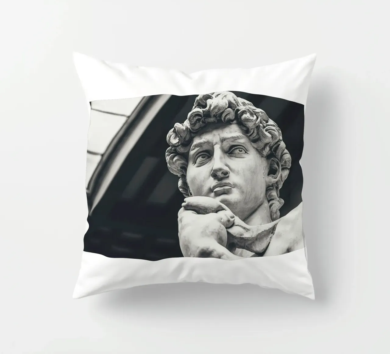Il David di Michelangelo Arte cuscino da Brooke