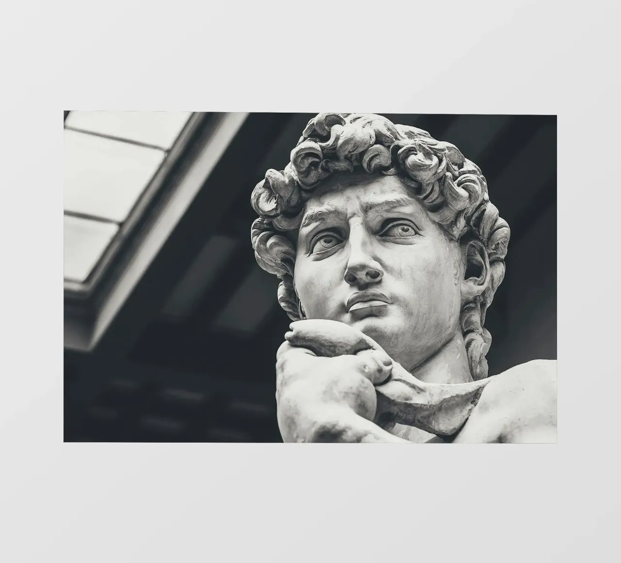 Il David di Michelangelo Arte telo in pvc da Brooke