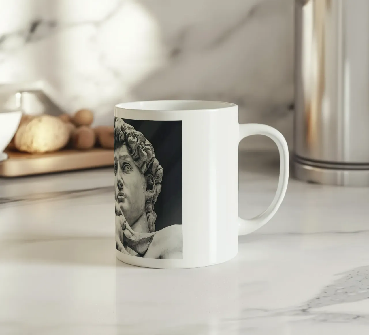 Il David di Michelangelo Arte tazza in ceramica da Brooke