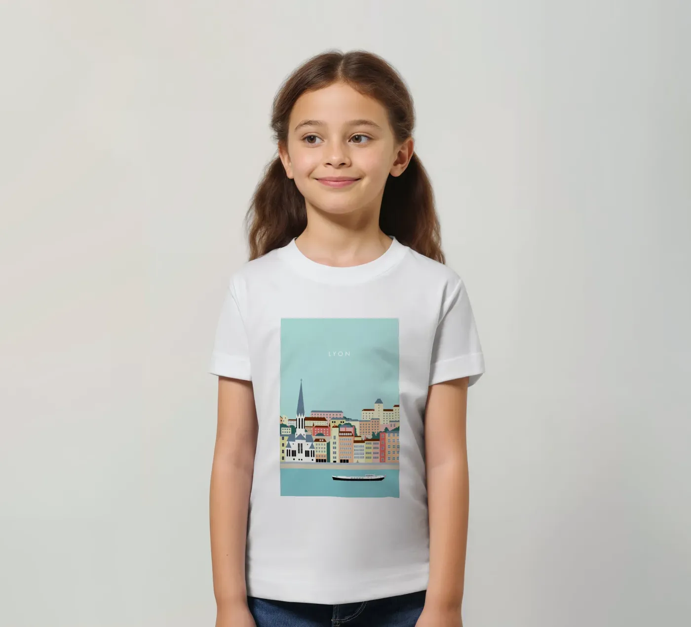 Lyon t-shirt bambini da Katinka Reinke