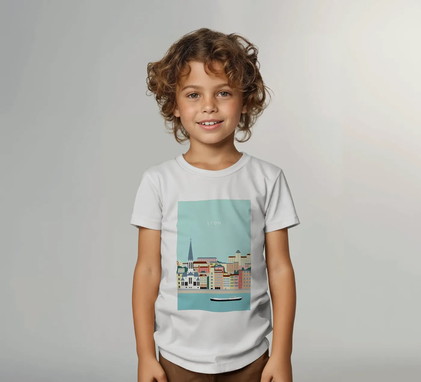 Lyon t-shirt bambini da Katinka Reinke