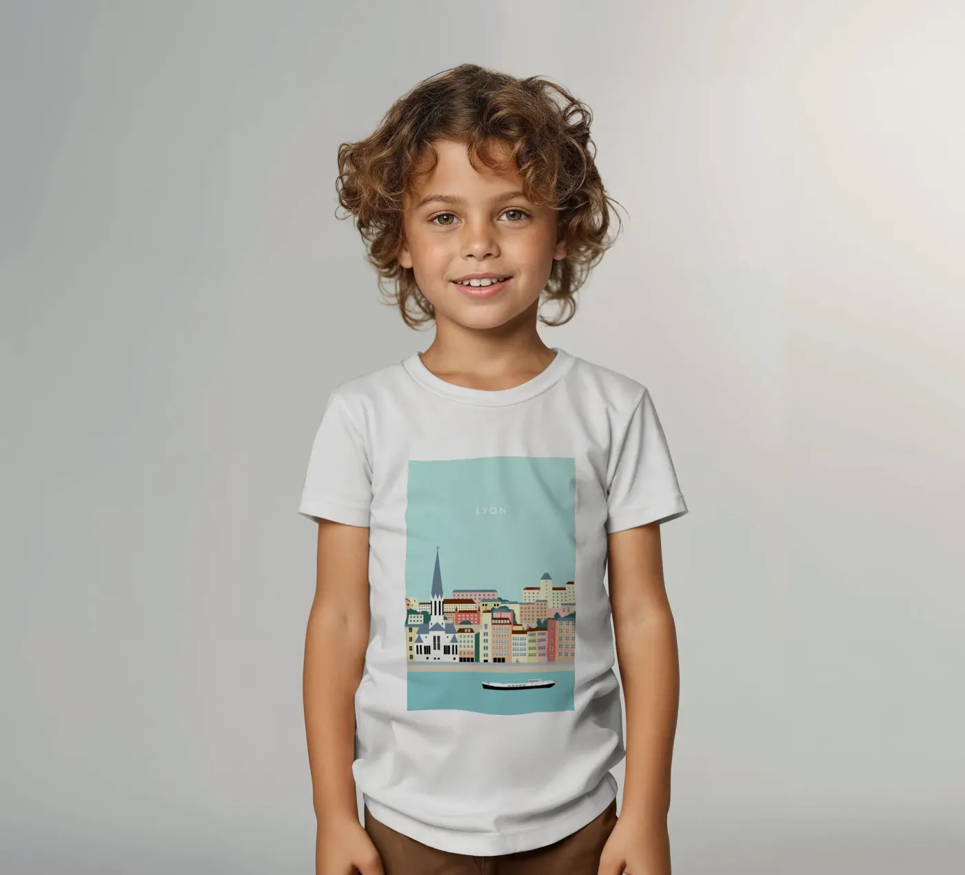 Lyon t-shirt bambini da Katinka Reinke