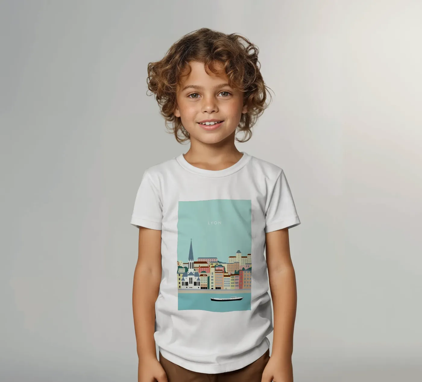 Lyon t-shirt bambini da Katinka Reinke