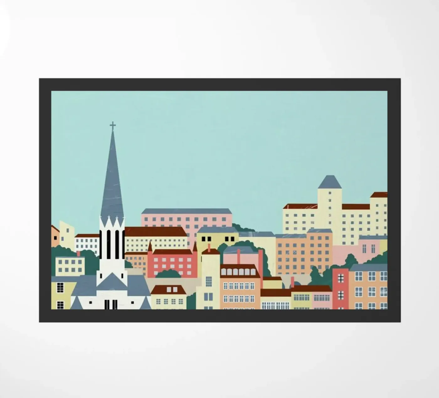 Lyon doormat by Katinka Reinke