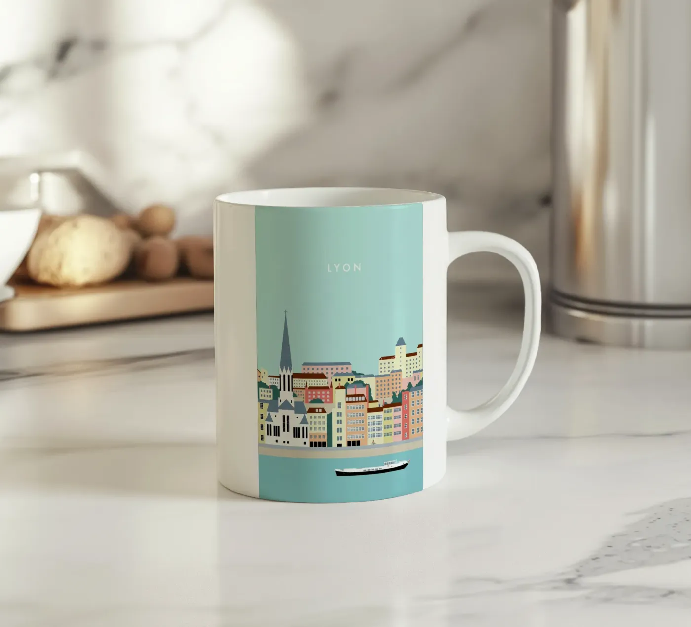 Lyon ceramic mug by Katinka Reinke