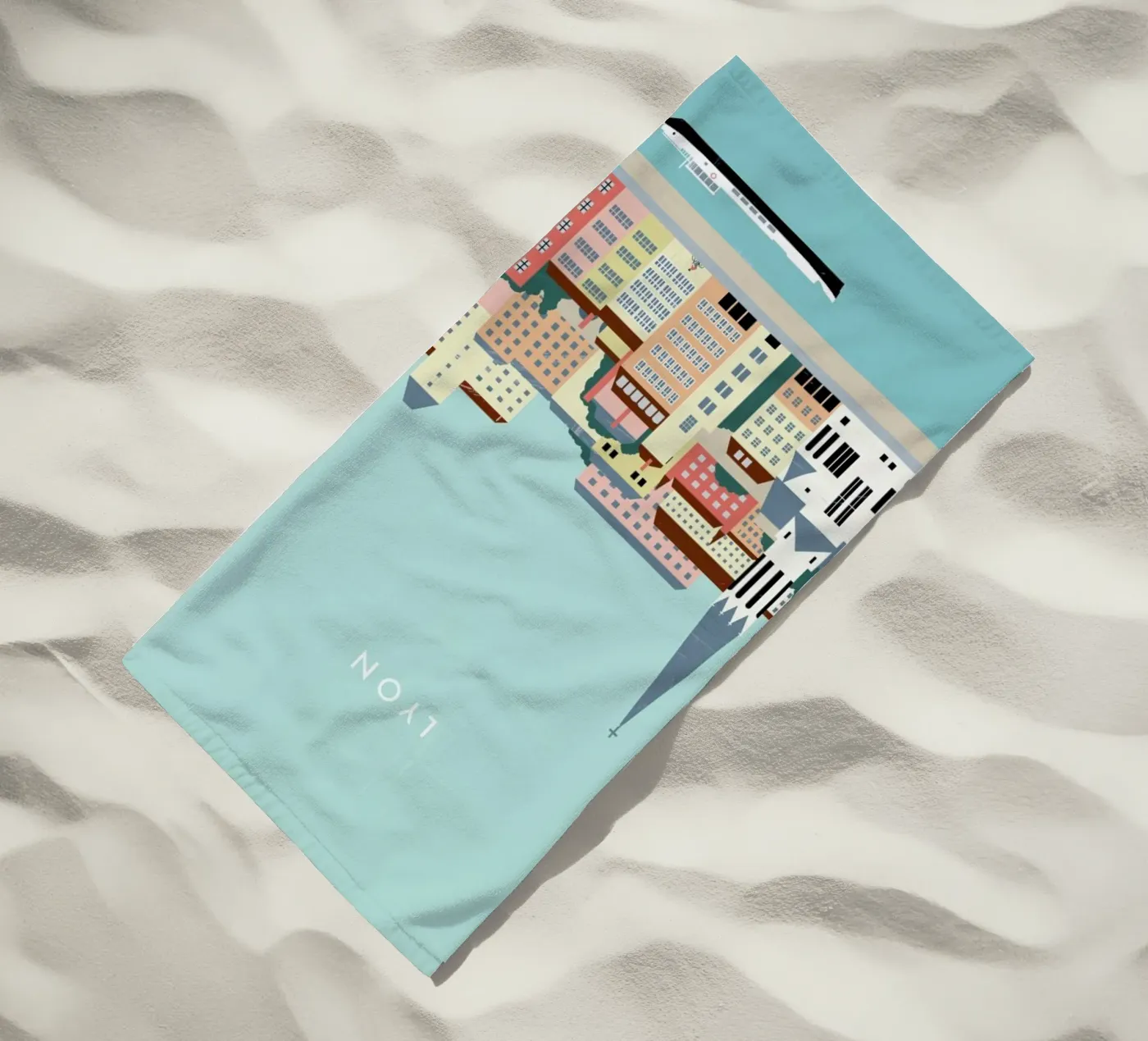 Lyon strandhanddoek van Katinka Reinke