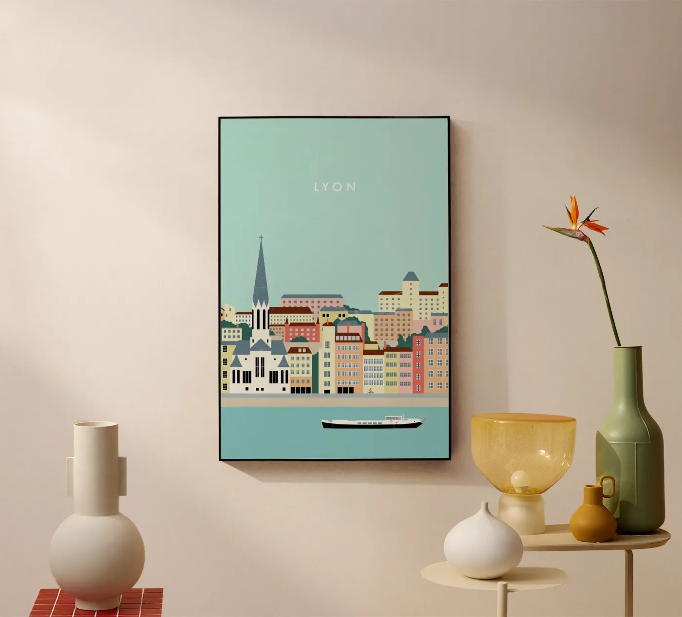Lyon Acryl-Glas von Katinka Reinke