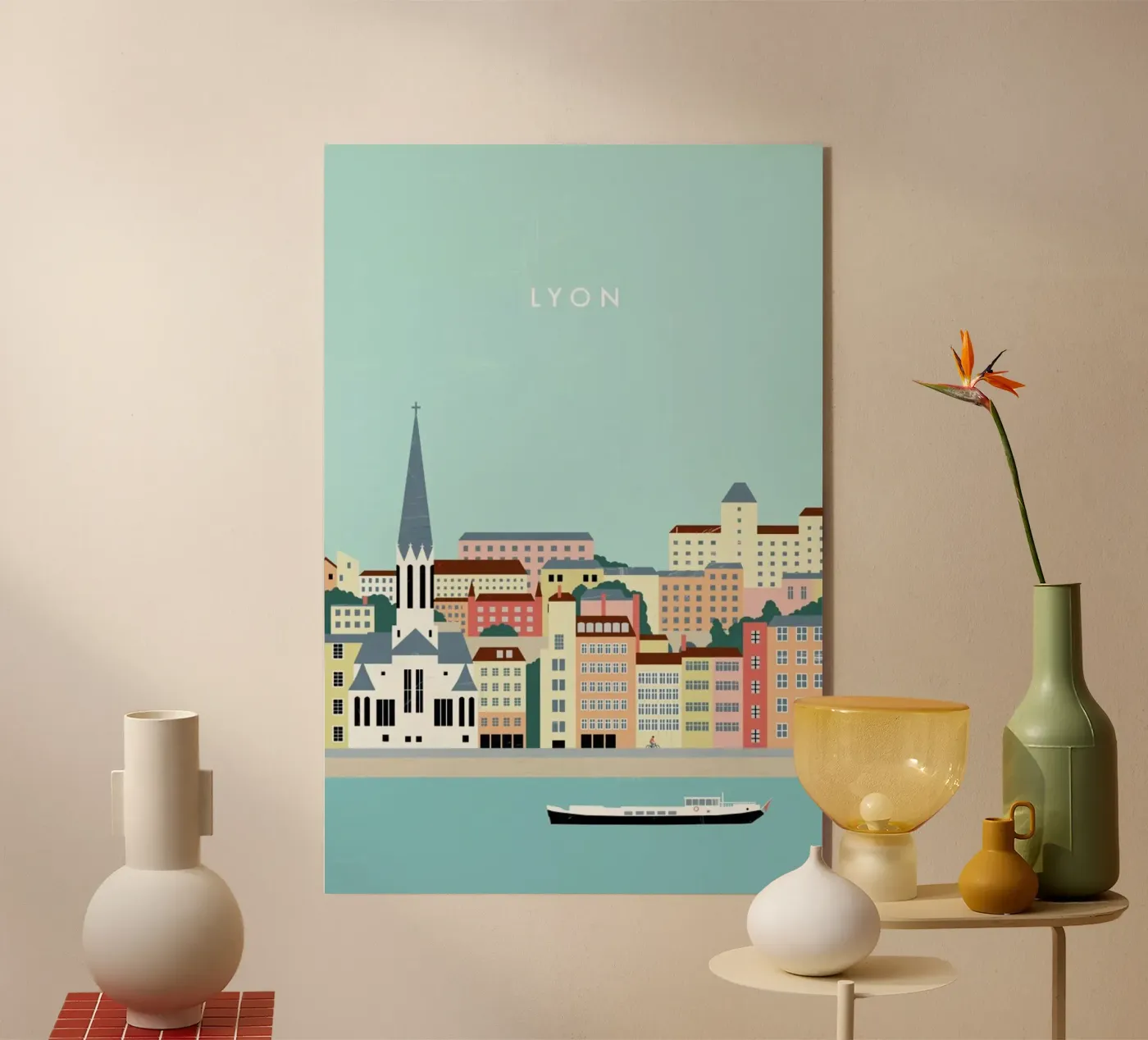 Lyon Acryl-Glas von Katinka Reinke