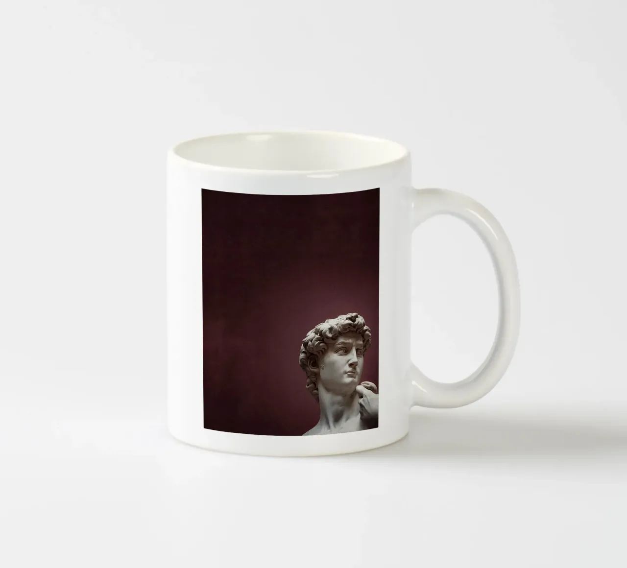 Il David di Michelangelo Arte tazza in ceramica da Brooke