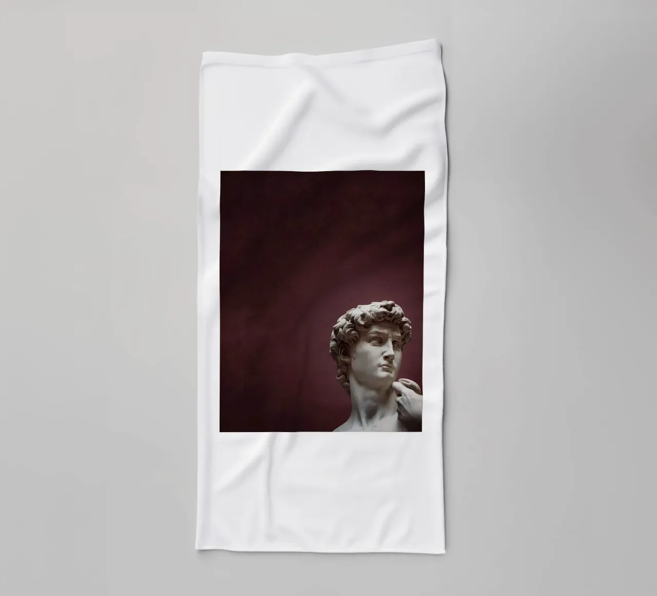 Le David de Michel-Ange Art serviette de bain de Brooke