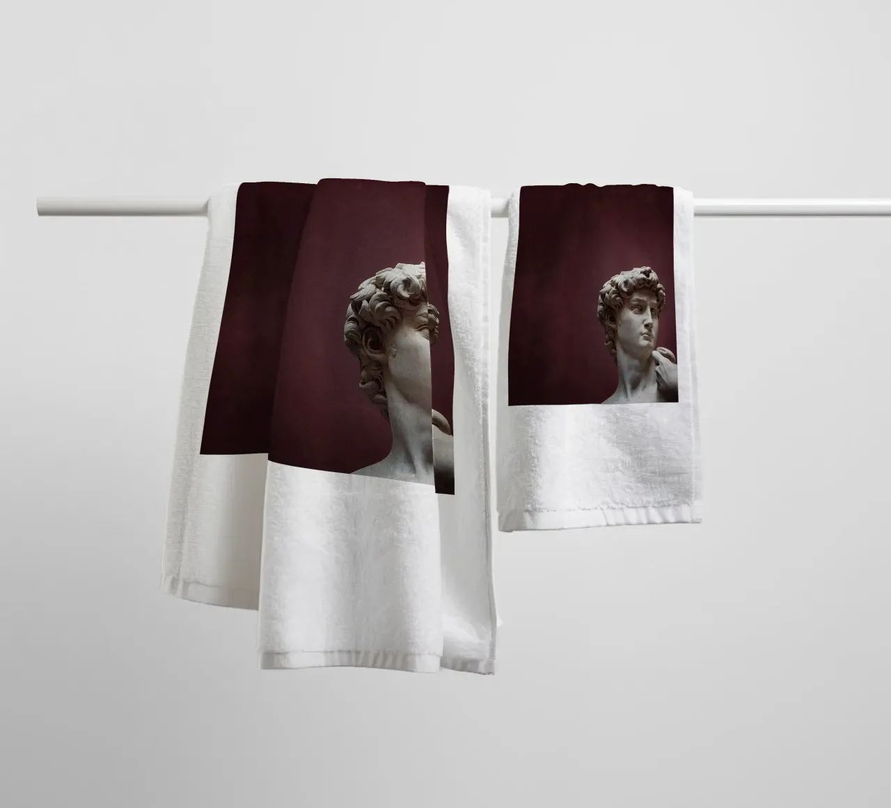 Le David de Michel-Ange Art serviette de bain de Brooke