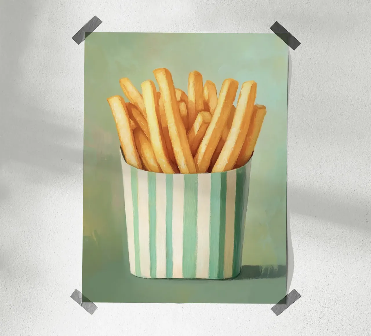 Patatine fritte croccanti poster da Carinaprint