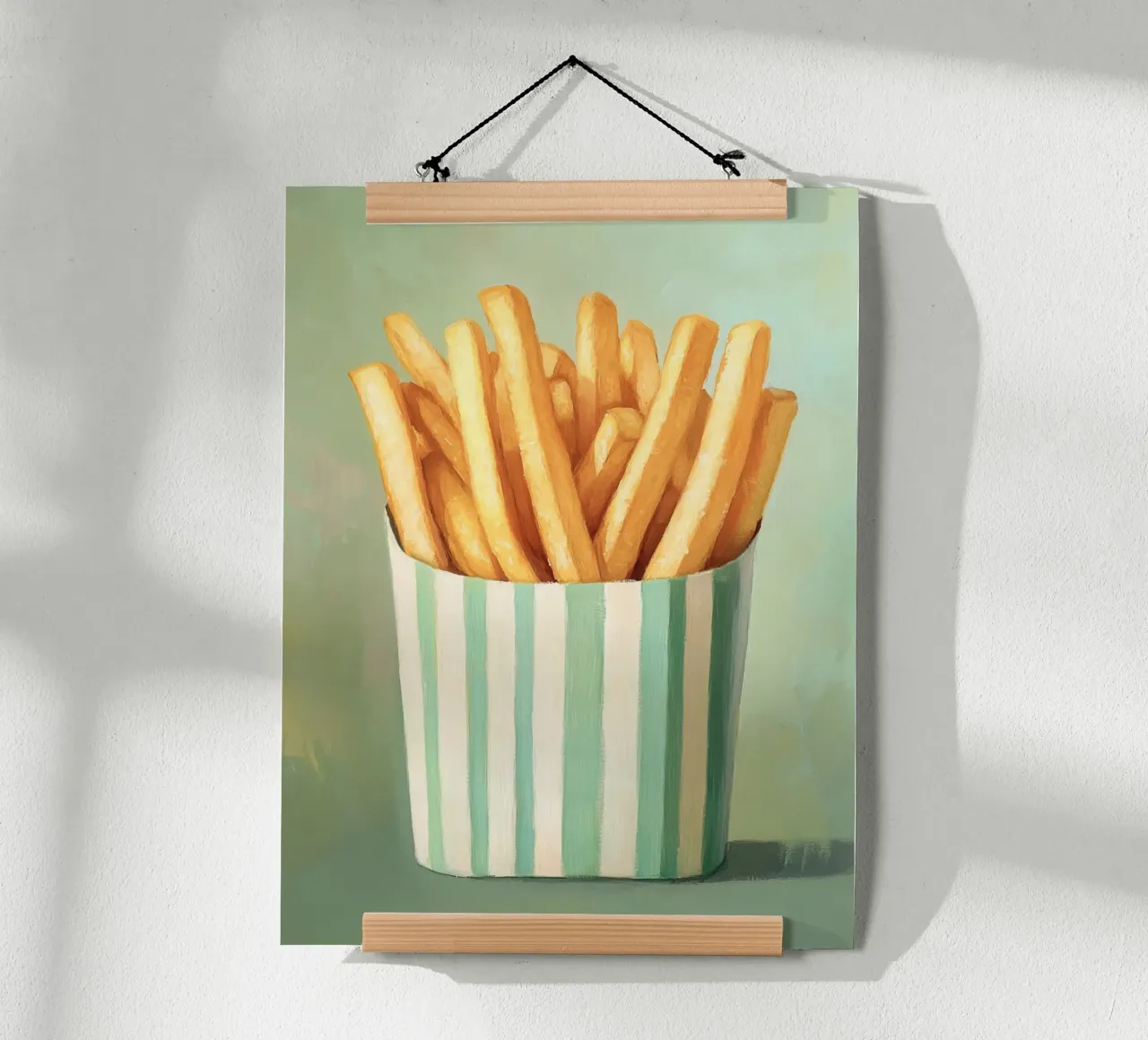 Patatine fritte croccanti poster da Carinaprint
