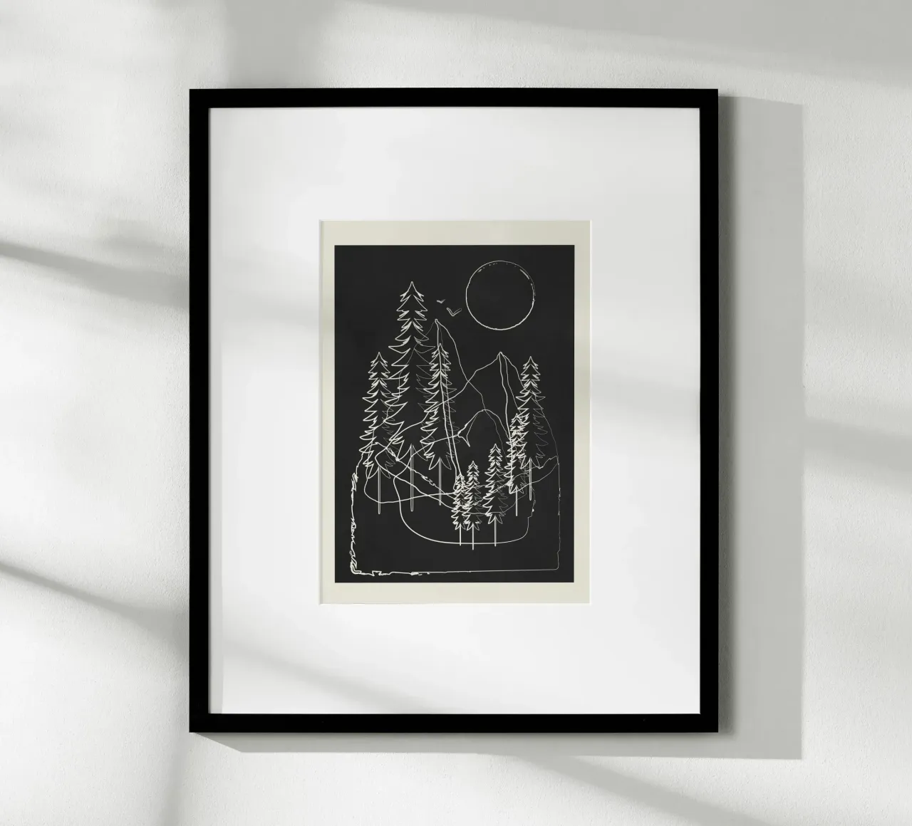 Minimalist Mountains 4 poster da cityart
