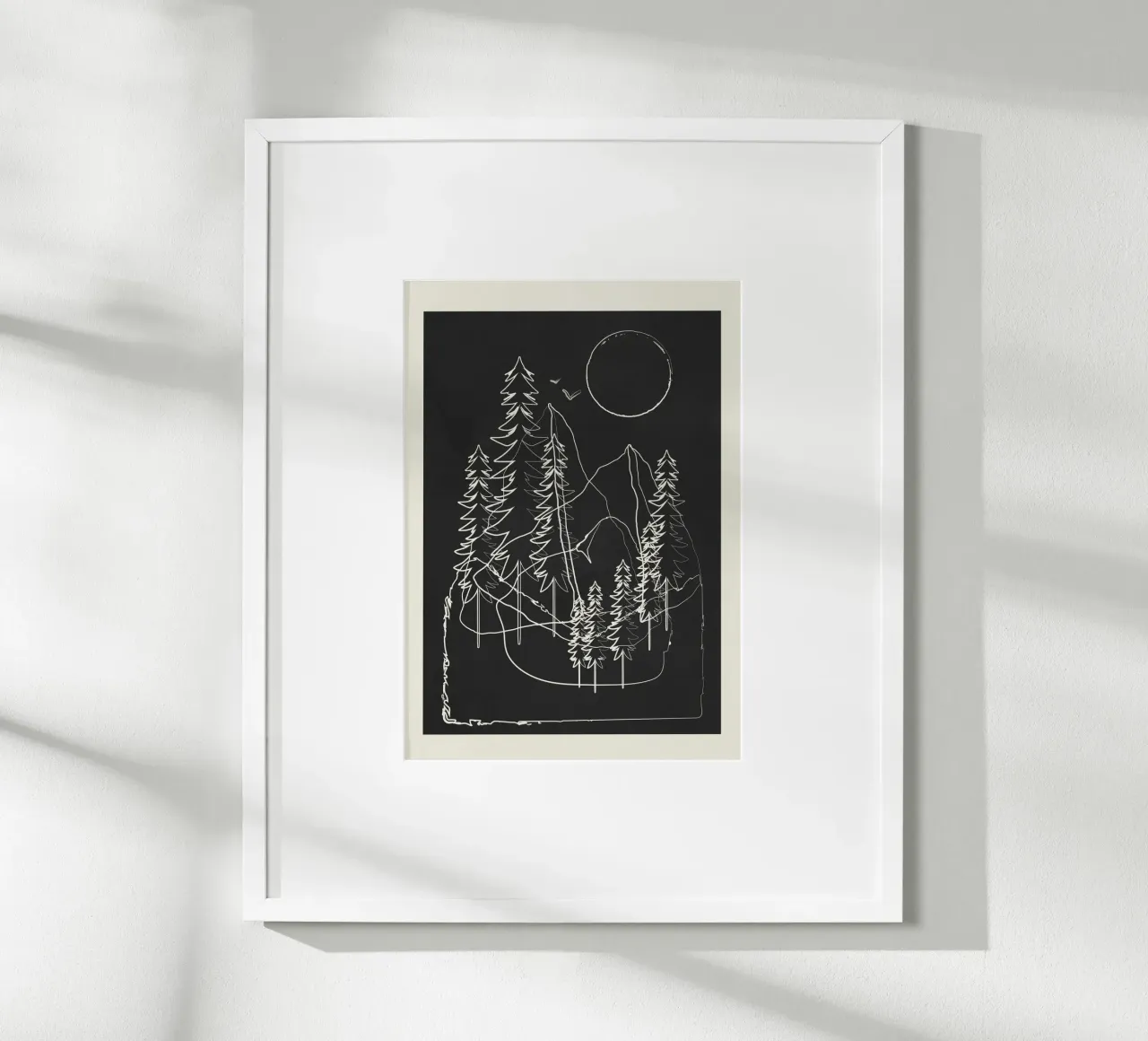 Minimalist Mountains 4 poster da cityart